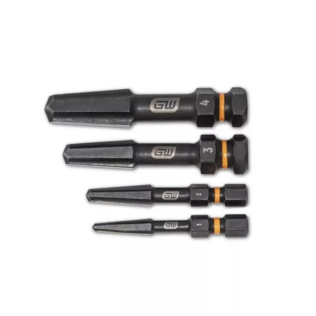 Gearwrench 4 Pc. Bolt Biter Screw Extractor Set 84787