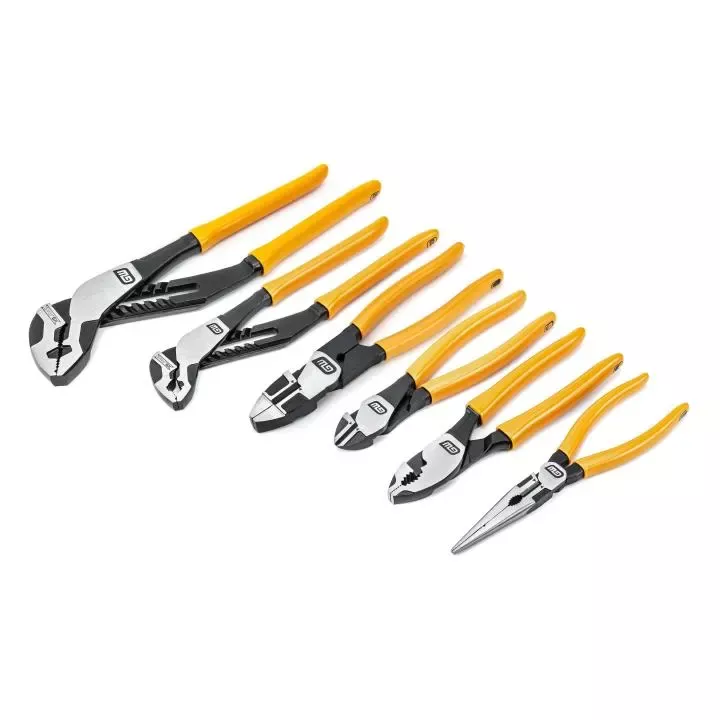 GearWrench 6 Piece Mixed Dipped Material Plier Set 82204-06