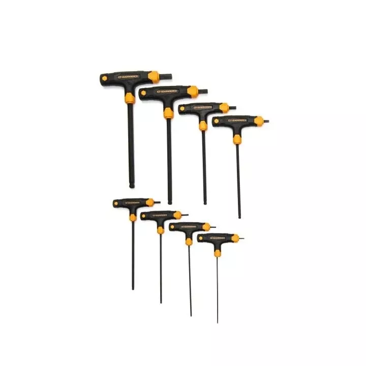 Gearwrench 8 Piece Metric Ball End T-Handle Hex Key Set 83520