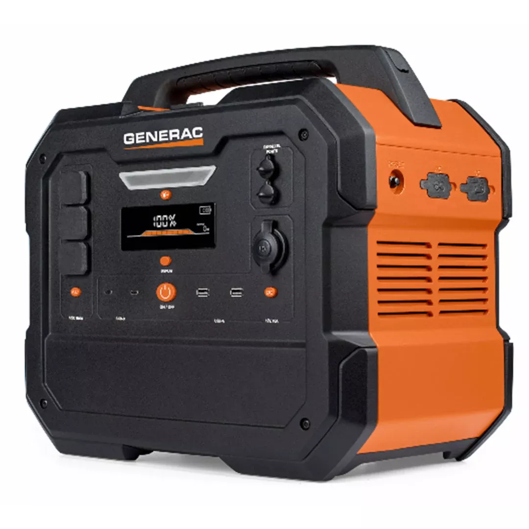 Generac GB2000 Portable Power Station 1600W/3200W Solar Generator 2106Wh Capacity GEN8026