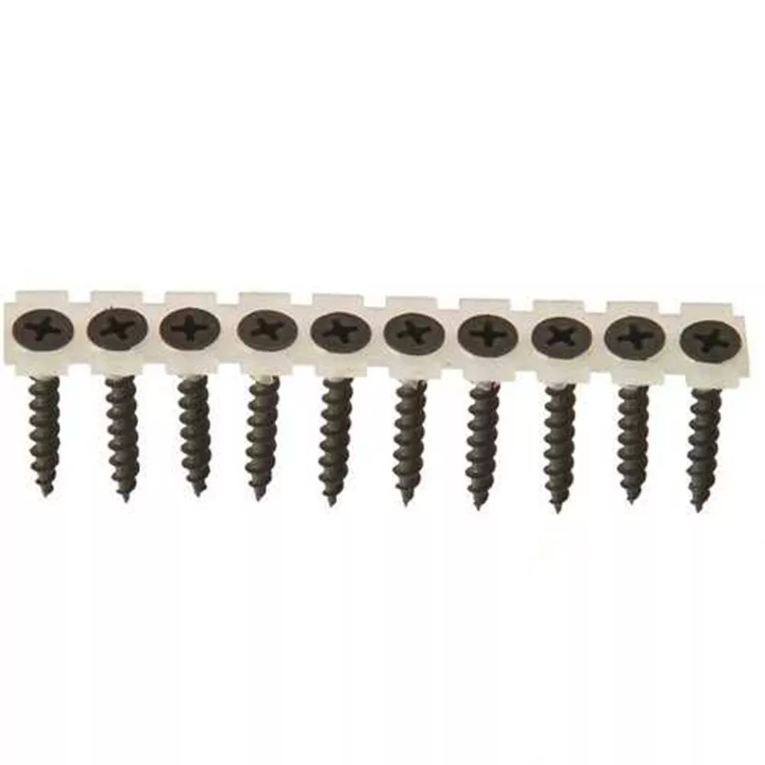 Grip Rite #6 x 1-5/8" Coarse Phosphate-Plated Black Philips Drywall Screw (1000-Pack) CS158C1MBK