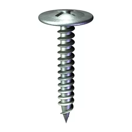 Grip Rite #8 x 1/2" Truss Head Screws, Phillips Head, #2 Drill Point, Zinc 5lbs Tub NMTD8125