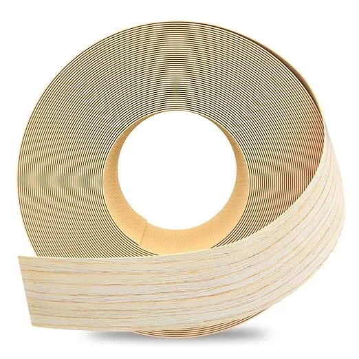 GSCIT Club Oak Edge Banding, 3 inch x 100ft roll of Veneer Edge Banding - Pre-glued Flexible, Real Wood Tape for Cabinet Repair & Furniture Restoration