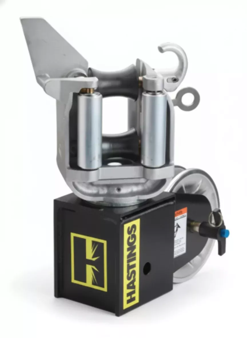 Hastings Square Jib Adapter with Swivel Conductor Holder & Sheave Combo
