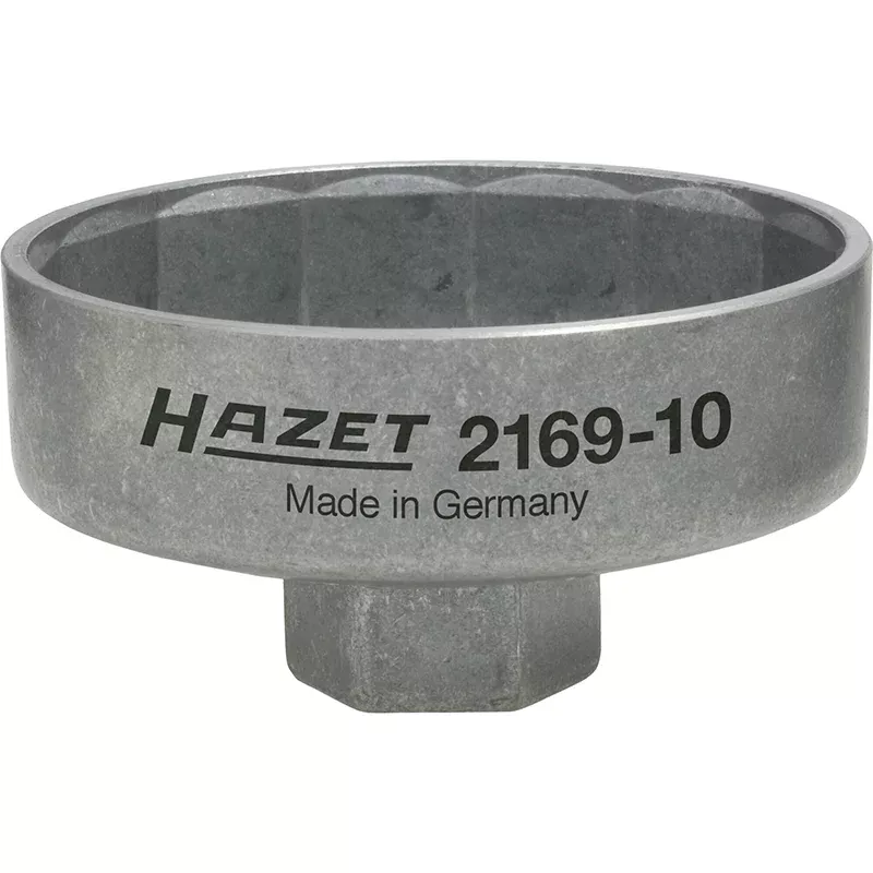 Hazet 2169-10 Oil Filter Wrench, 14-Point, 3/8"