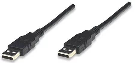 Hi-Speed USB Cable A Male / A Male, Black, 1.8 m (6 ft.)