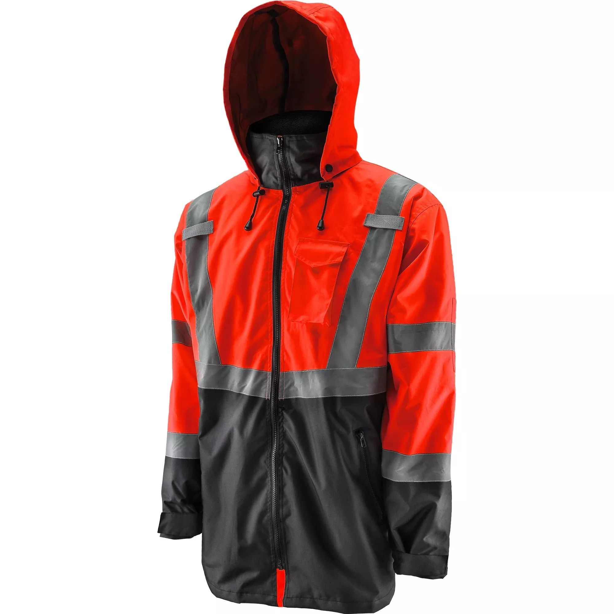 Hi-Viz Orange Parka Jacket