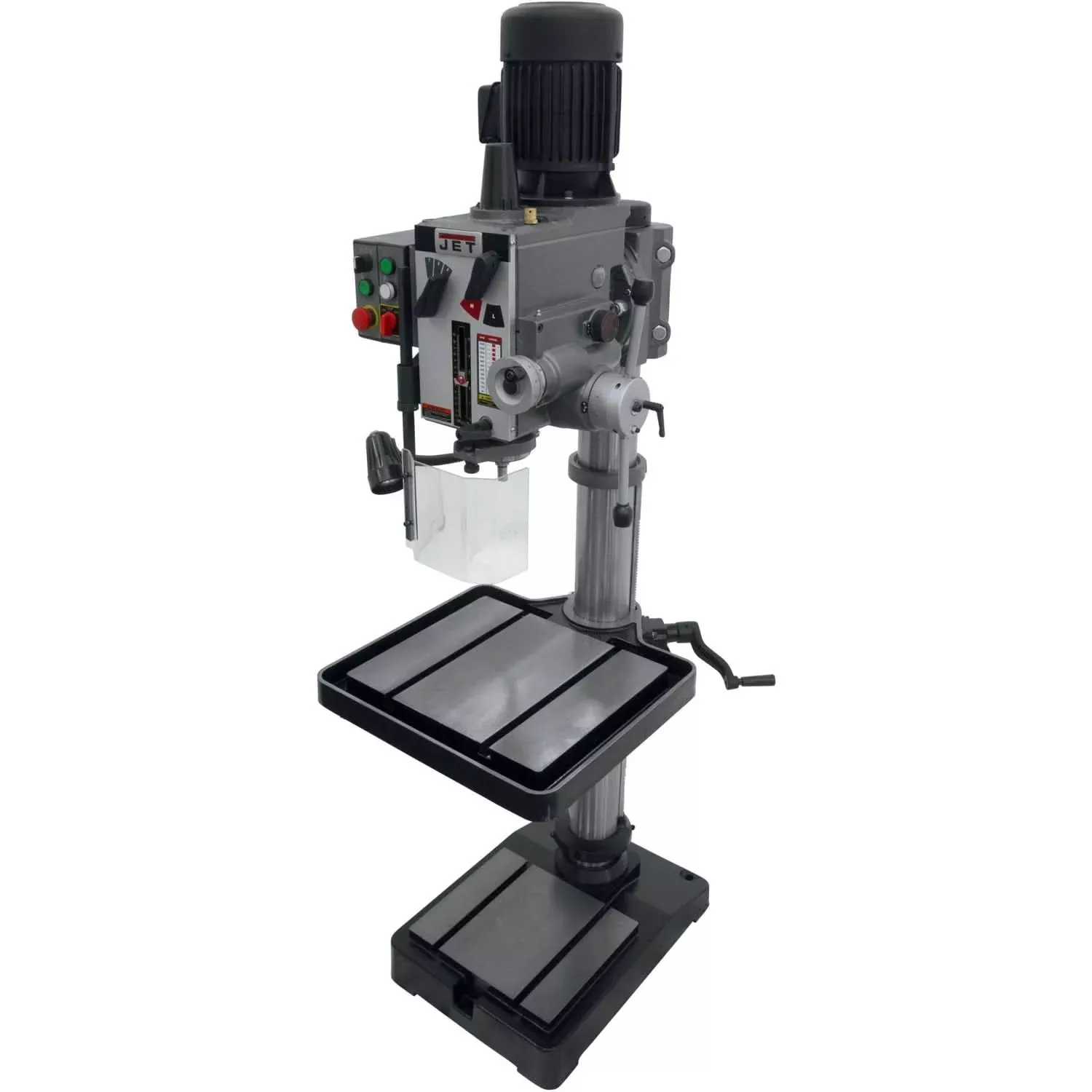 Jet 354026 GHD-20PFT, 20" Gear Head Tapping Drill Press With Power Down feed 230V, 3Ph