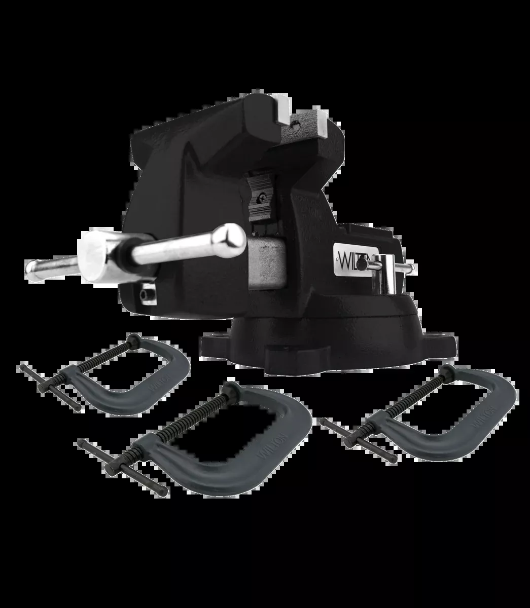 Jet 746 Mechanics Vise and C-Clamp Kit 21500K