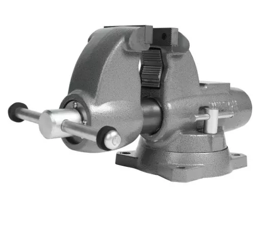 Jet C3, Combination Pipe And Bench 6 in. Jaw Round Channel Vise with Swivel Base 28828