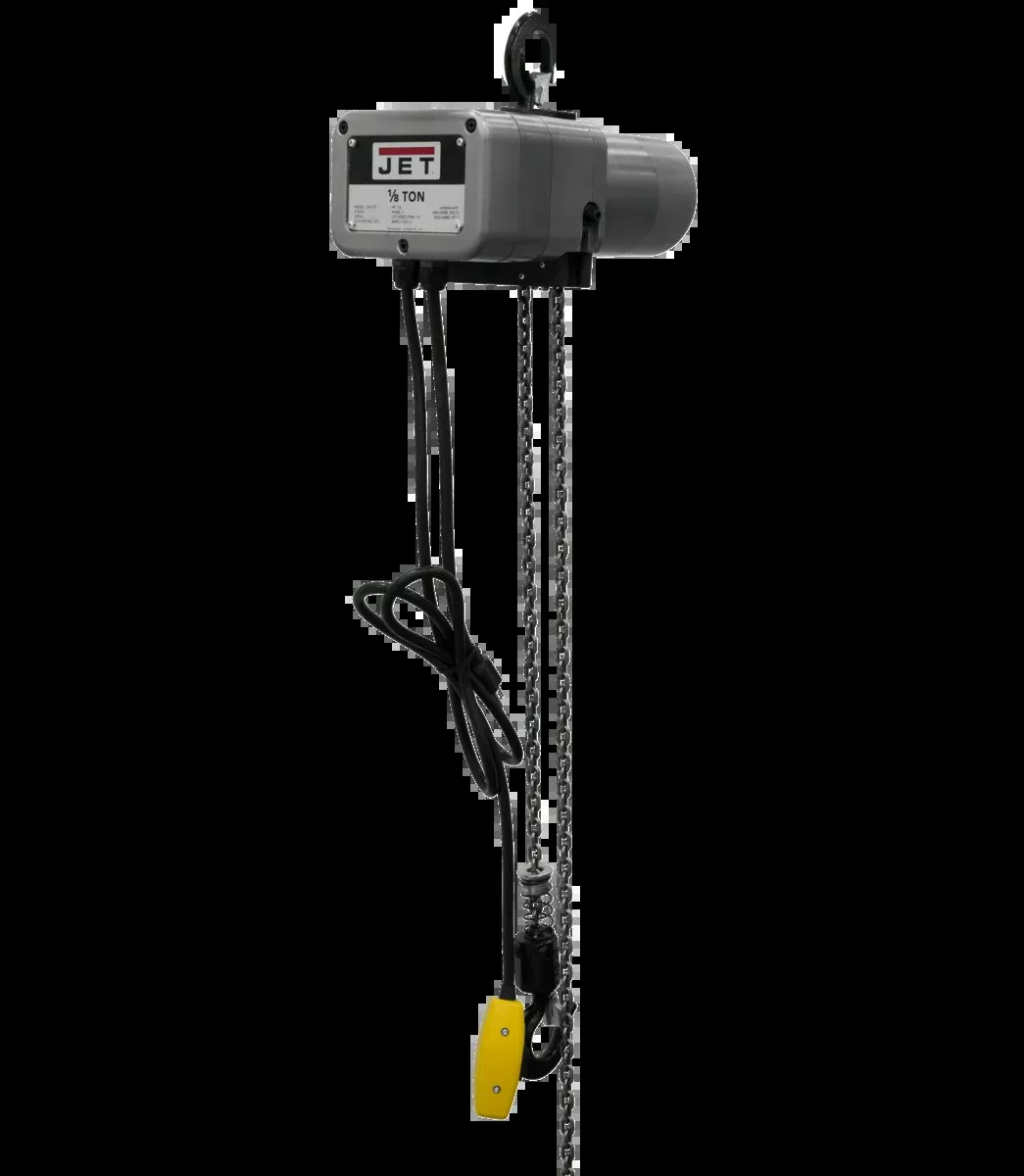 Jet JSH-275-40 1/8-Ton Electric Chain Hoist 1-Phase 40 ft. Lift 110140