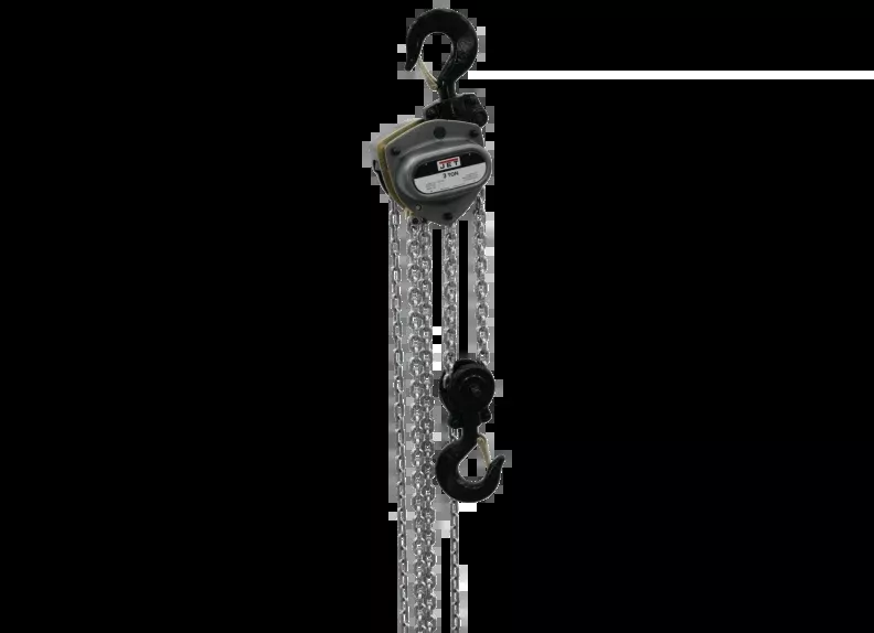 Jet L100-300WO-15, 3 Ton Hand Chain Hoist with 15 ft. Lift and Overload Protection 207115