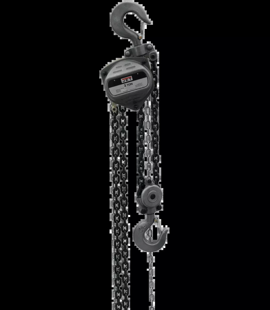 Jet S90 Series Hand Chain Hoist, 3 Ton x 15 Foot Lift S90-300-15 101941