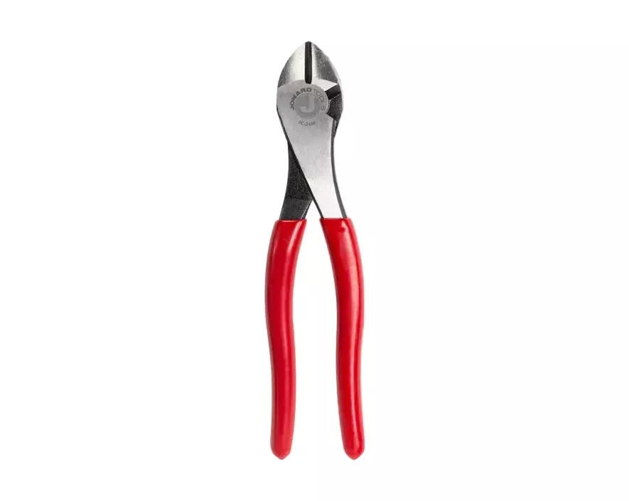 JONARD | High Leverage Diagonal Cutting Pliers, Angled Head, 8" | #JIC-2488
