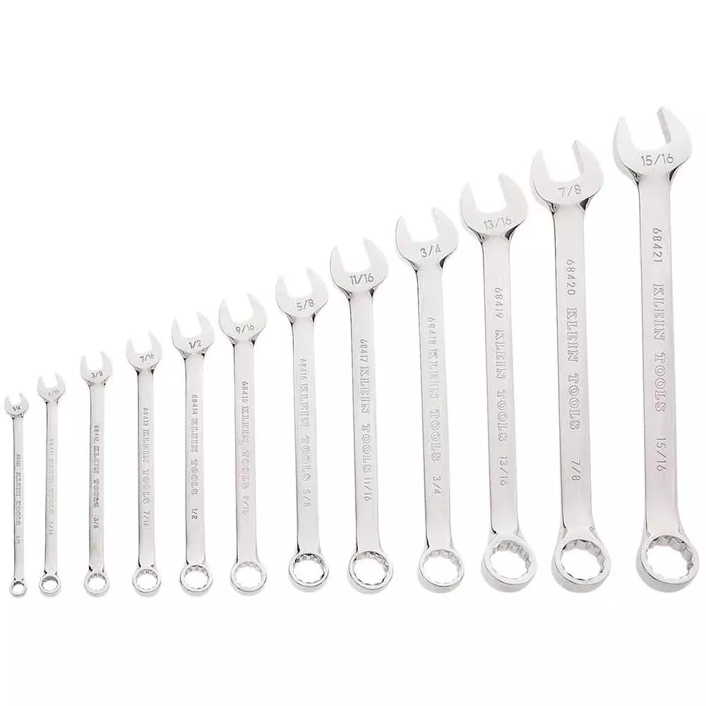 Klein 68404 12-Piece Combination Wrench Set