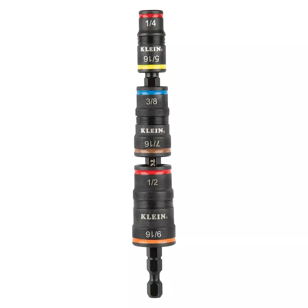 Klein 7-in-1 Impact Flip Socket Set 32933