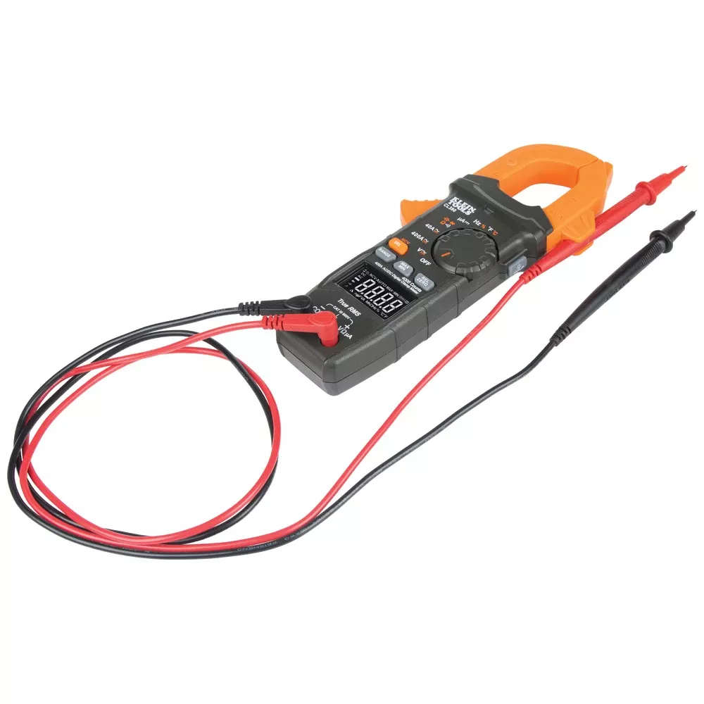 Klein AC/DC Digital Clamp Meter, Auto-Ranging 400 Amp CL390