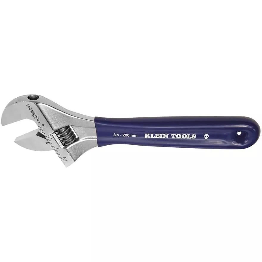 Klein D509-8 Extra-Wide Jaw 8" Adjustable Wrench