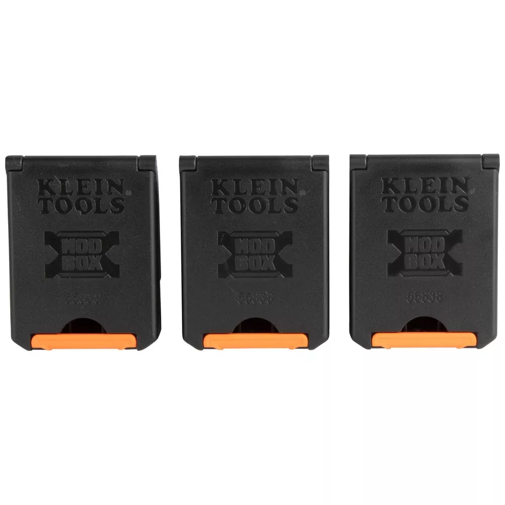 Klein MODbox Tool Belt Pouch Clips, 3-Pack 55838MB