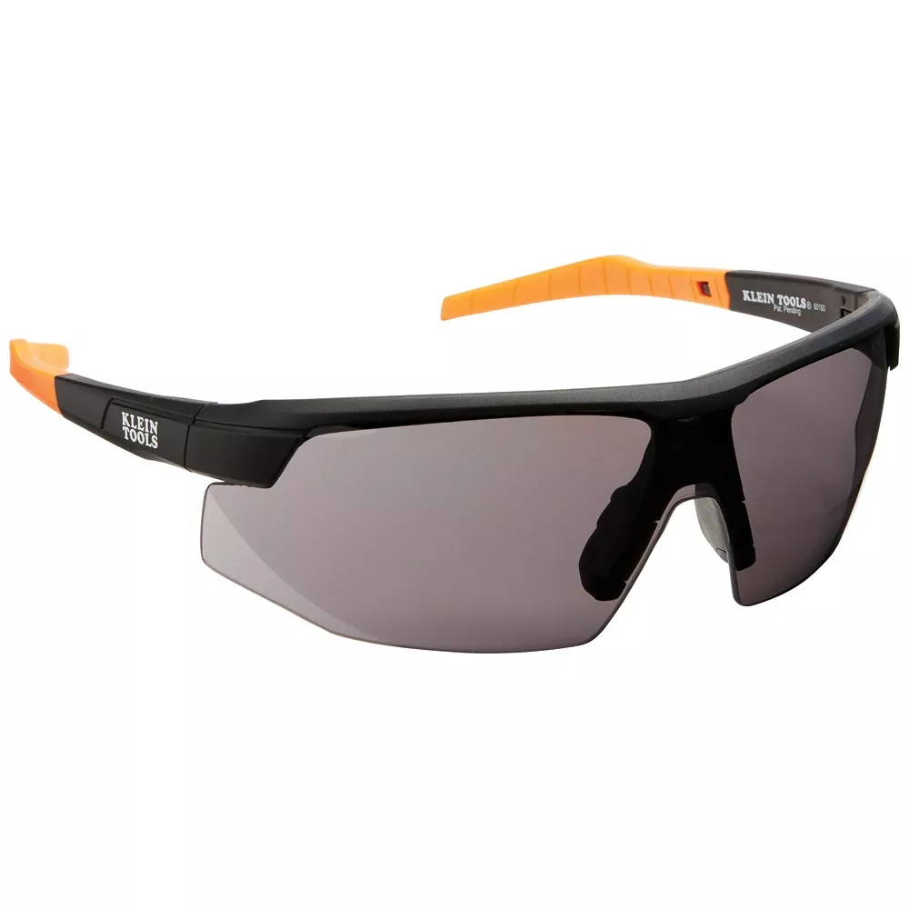 Klein Standard Safety Glasses, Gray Lens 60160