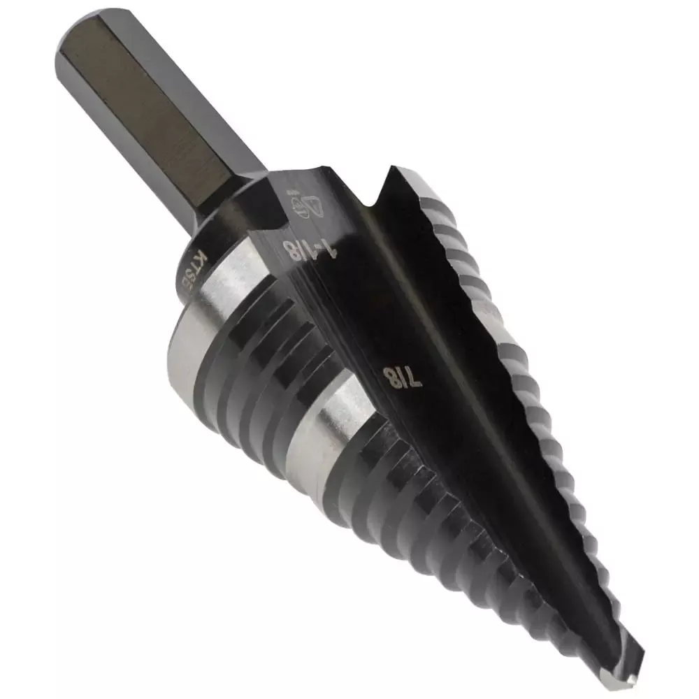 Klein Step 7/8" to 1-1/8" Drill Bit #11 Double-Fluted KTSB11