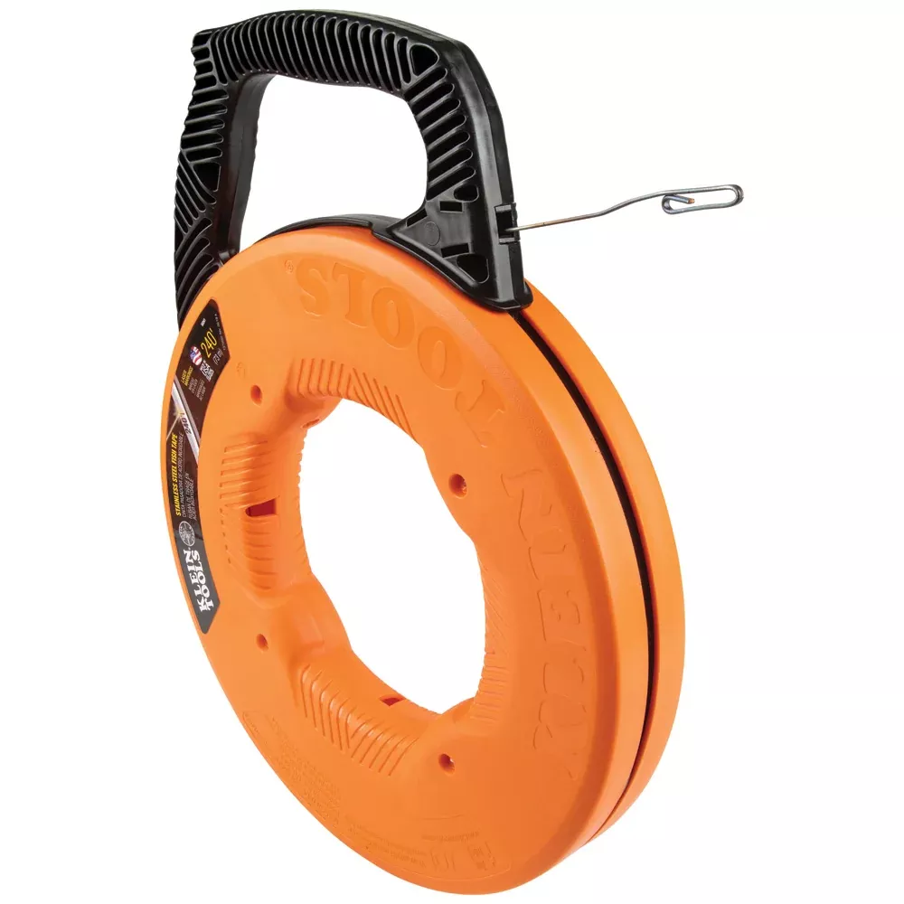 Klein Tools 1/8" X 240' Stainless Steel Fish Tape