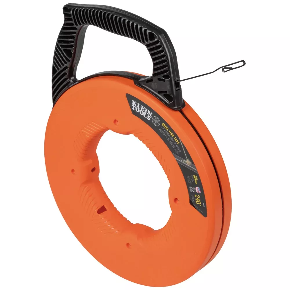 Klein Tools 1/8" X 240' Steel Fish Tape
