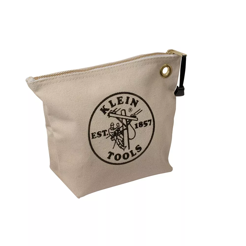 Klein Tools 10" Canvas Zipper Bag Tool Pouch