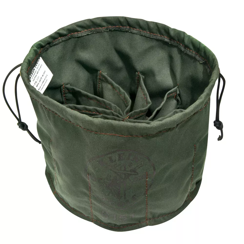 Klein Tools 10-Compartment Drawstring Bag
