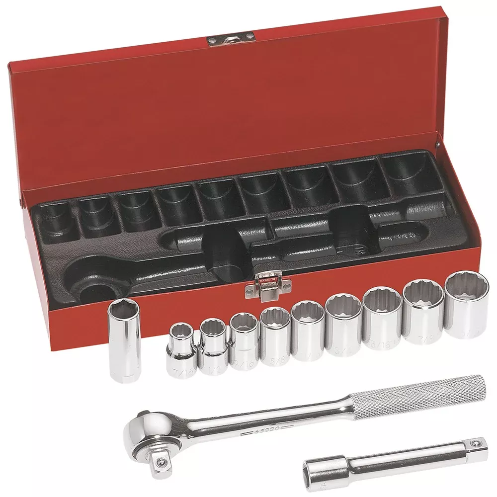 Klein Tools 12 PC. 1/2" Drive Socket Wrench Set