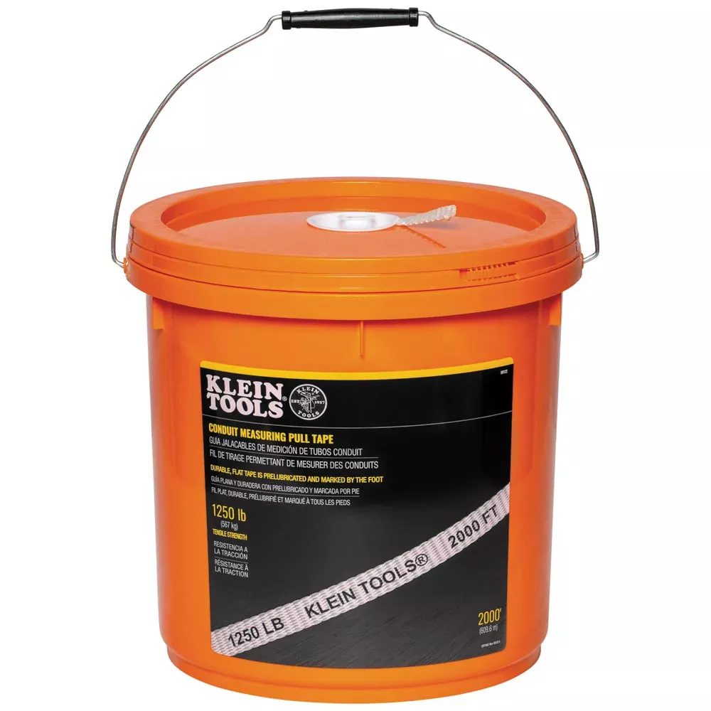 Klein Tools 1250 lb X 2000' Conduit Measuring Pull Tape