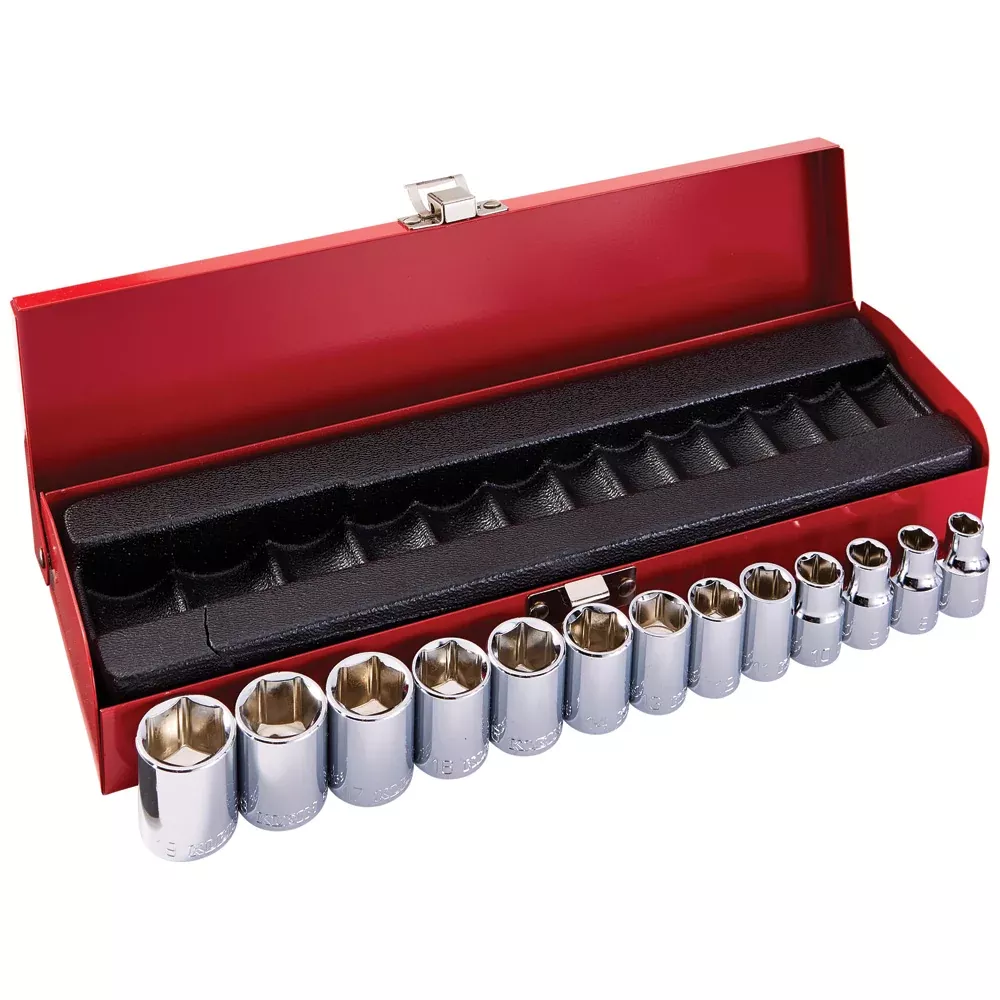 Klein Tools 13 PC. 3/8" Metric Drive Socket Wrench Set