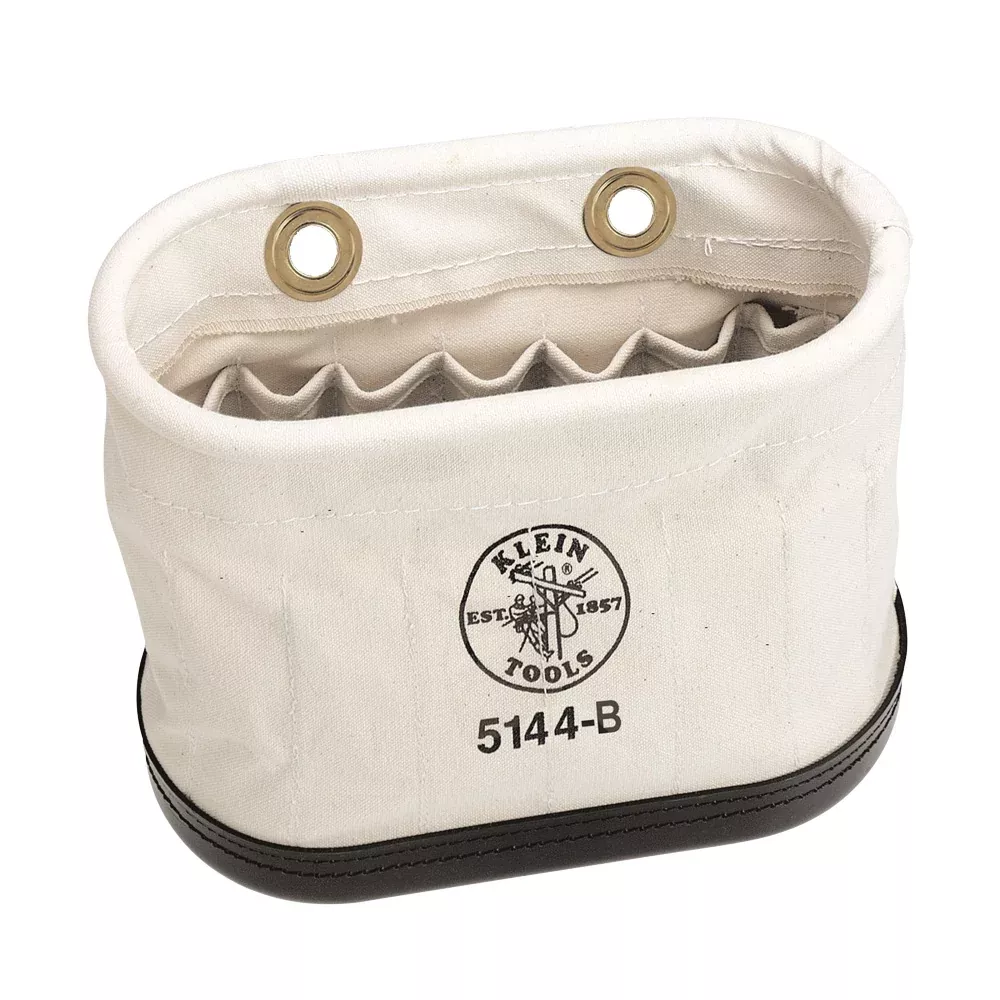 Klein Tools 15-Pocket Aerial Oval Canvas Bucket