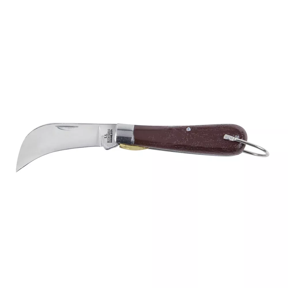 Klein Tools 1550-4 Pocket Knife, Carbon Steel Hawkbill Slitting Blade