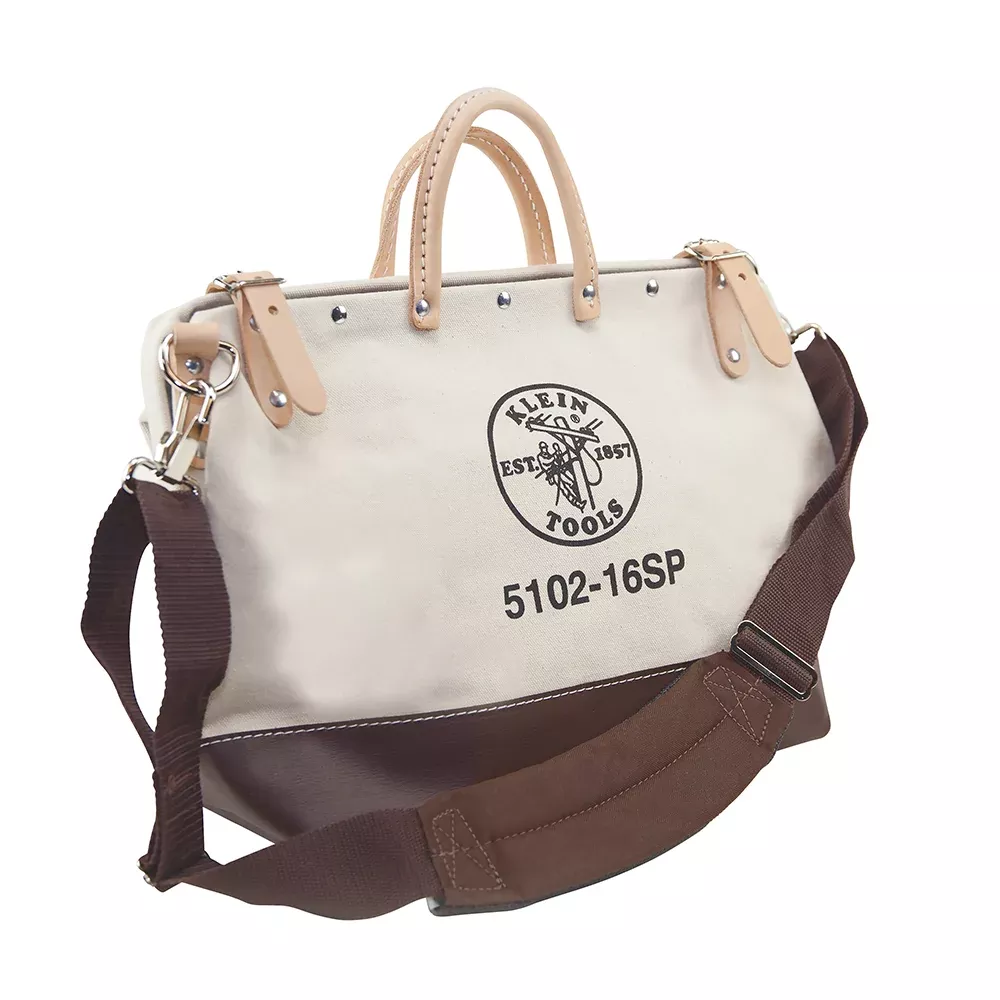 Klein Tools 16" Deluxe Canvas Tool Bag w/ 13 Pockets
