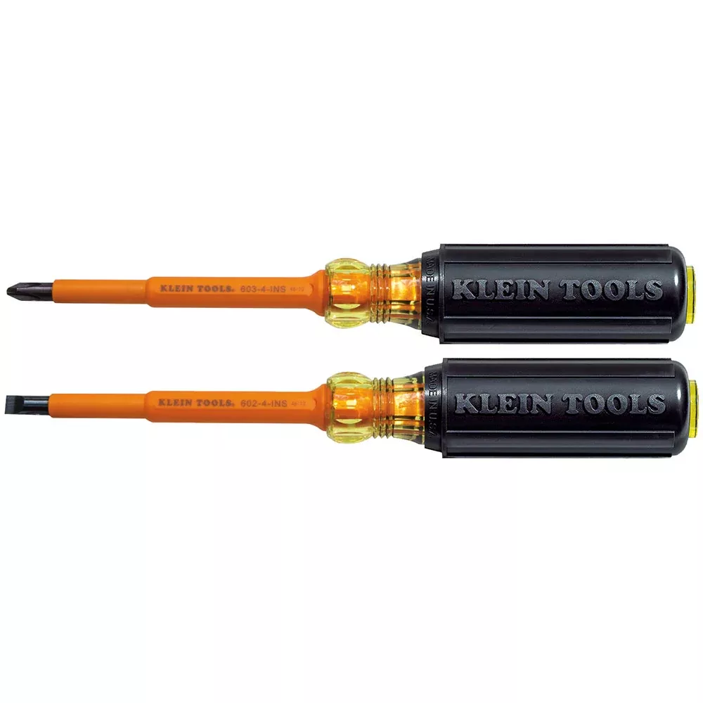 Klein Tools 2 PC. 1000V Insulated Slotted & Phillips Screwdriver Set