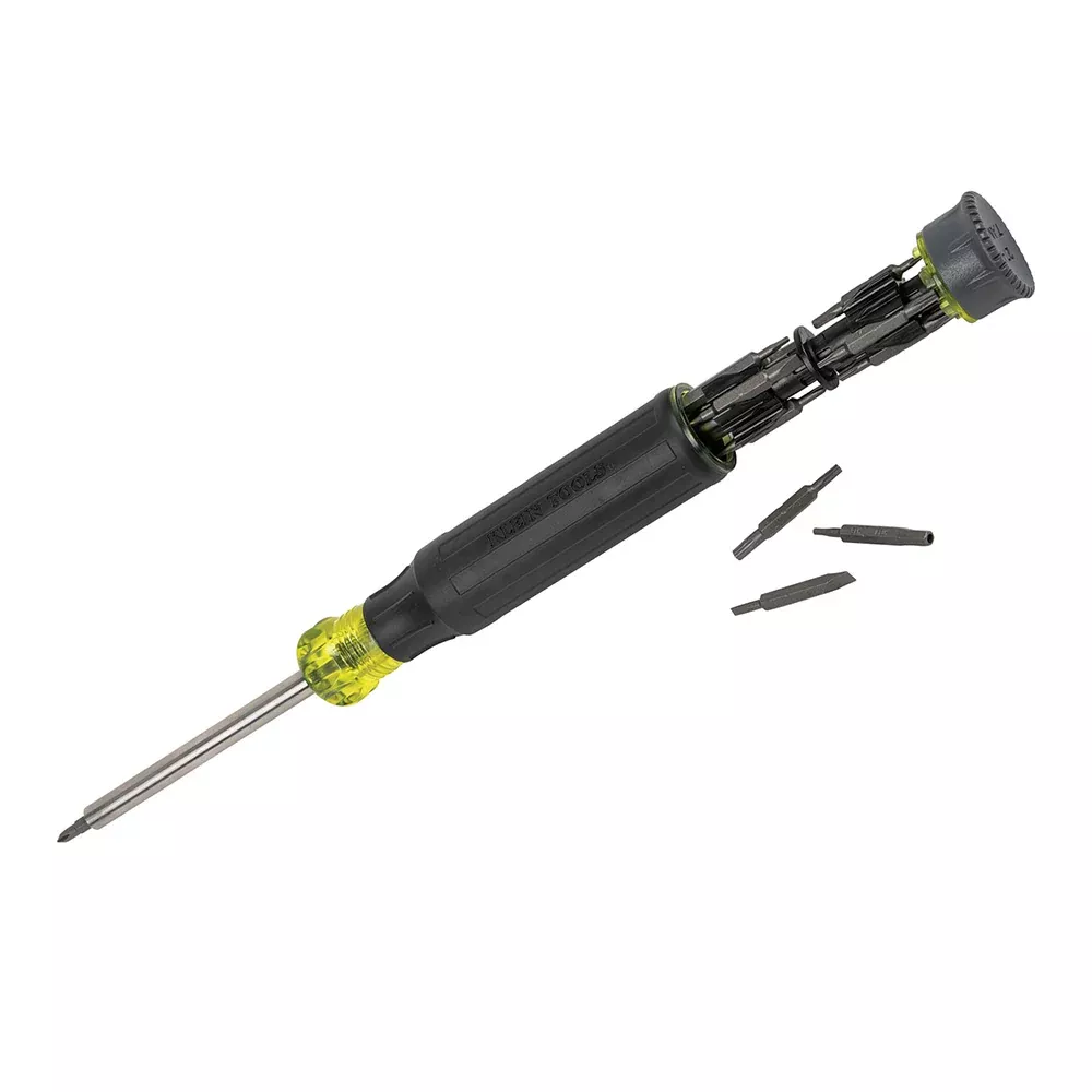 Klein Tools 27-IN-1 Multi-Bit Precision Screwdriver w/ Tamperproof Bits