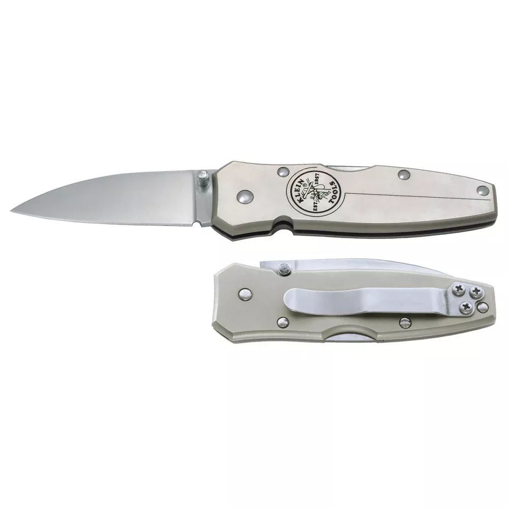 Klein Tools 44001 Lockback Knife 2-1/2-Inch Drop-Point Blade