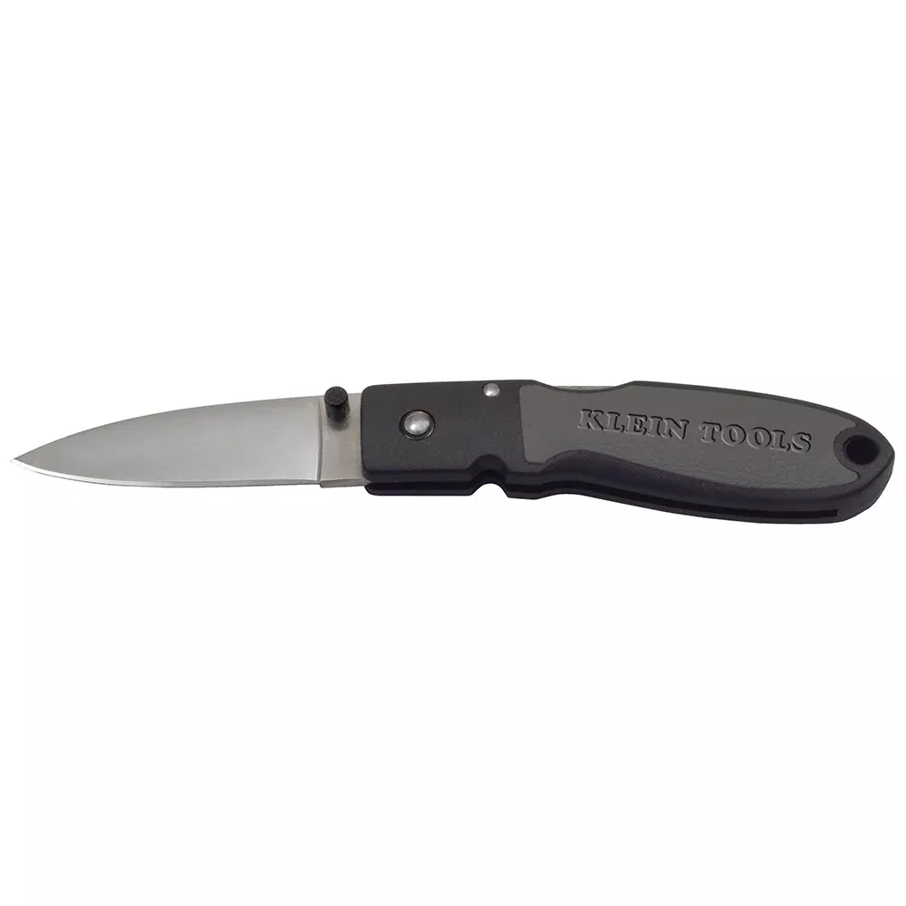 Klein Tools 44003 Lightweight Knife 2-3/4-Inch Drop Point Blade
