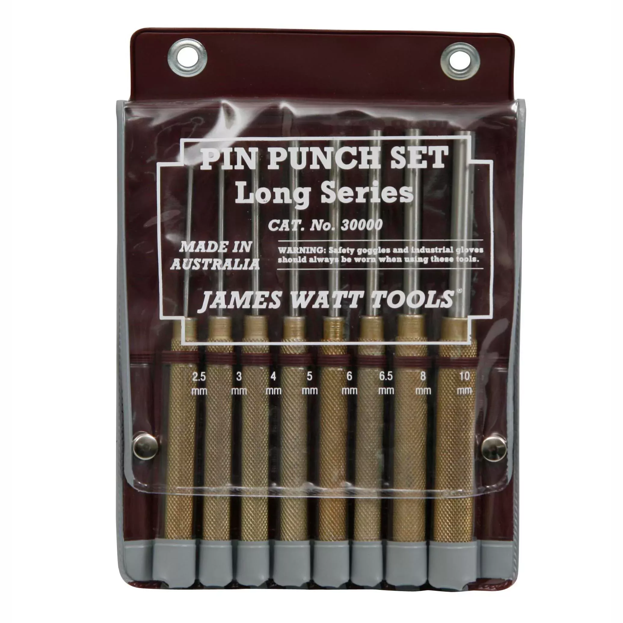 Klein Tools 4PPLSET8 Pin Punches, Long, 8-Piece Set