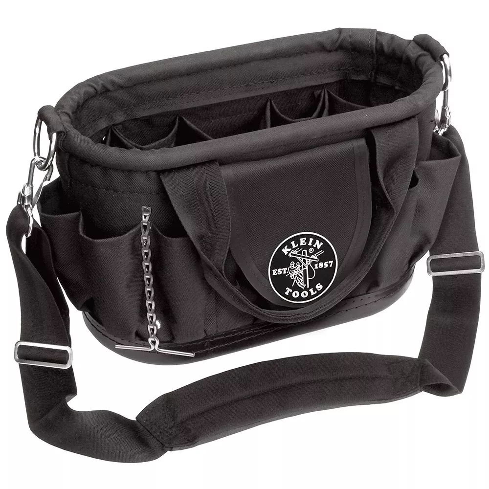 Klein Tools 58890 Tool Tote with 17 Pockets and Shoulder Strap