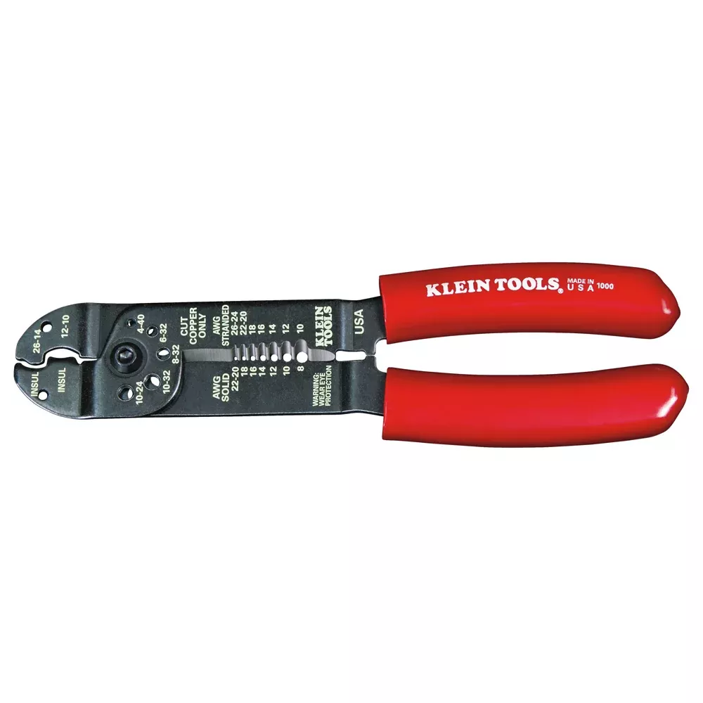 Klein Tools 6-IN-1 Multi Tool, Multi-Purpose Stripper, Crimper, Wire Cutter