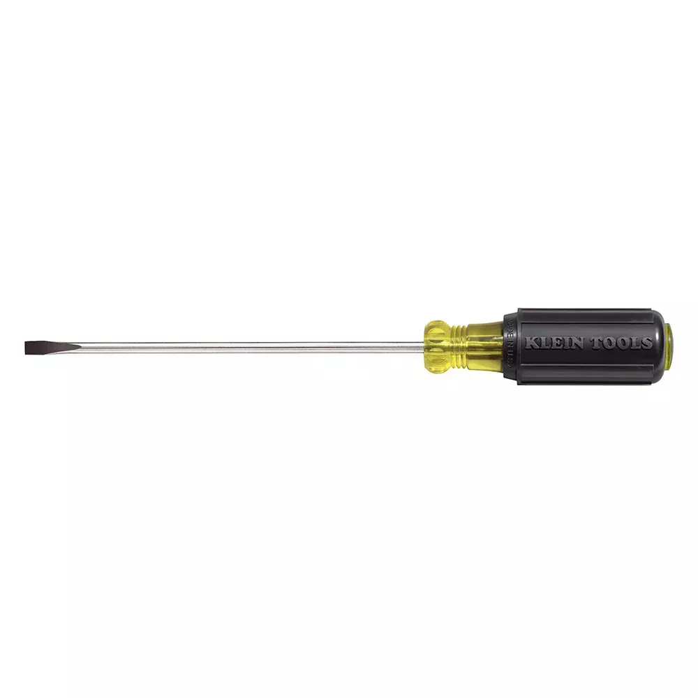 Klein Tools 601-6 3/16-Inch Cabinet Tip Screwdriver 6-Inch