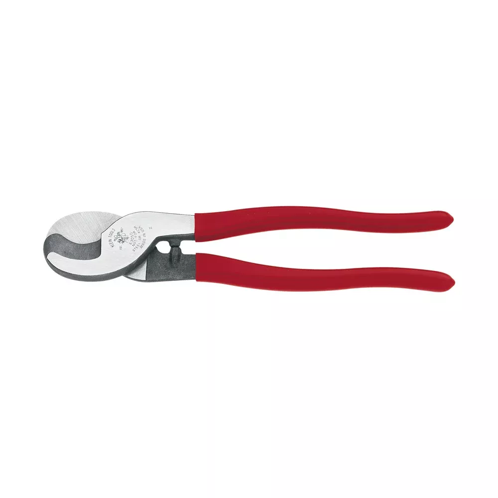 Klein Tools 63050 Cable Cutter, High Leverage Coaxial Cable Cutter for Aluminum, Copper, Communications Cable