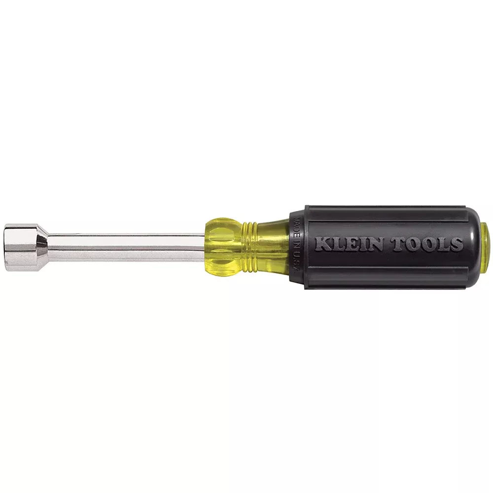 Klein Tools 631 Nut Driver Set 3-Inch Shafts, Cushion Grip, 7-Piece
