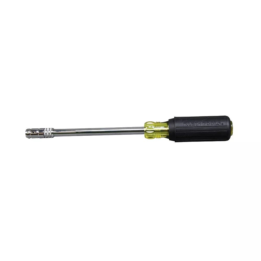 Klein Tools 65129 2-in-1 Nut Driver, Hex Head Slide Drive™, 6-Inch