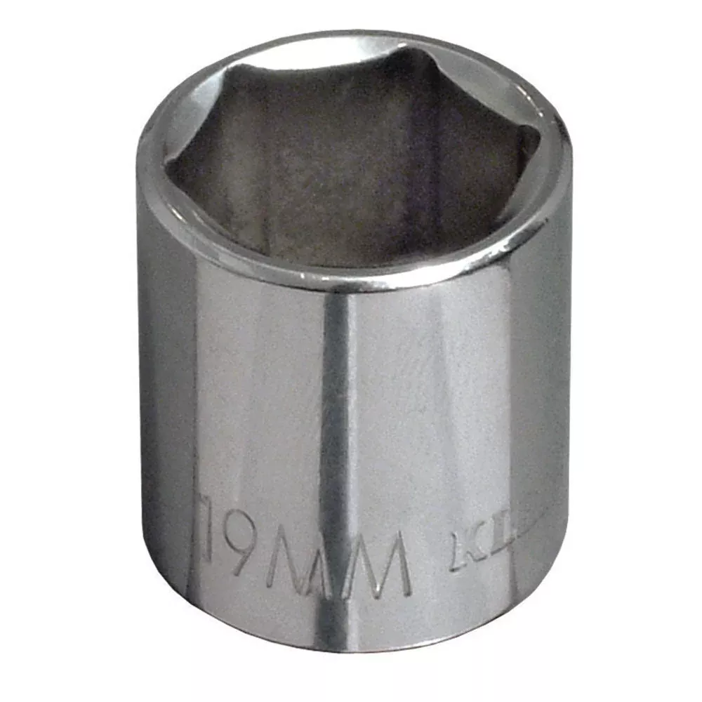 Klein Tools 65912 12 mm Metric 6-Point Socket, 3/8" Drive