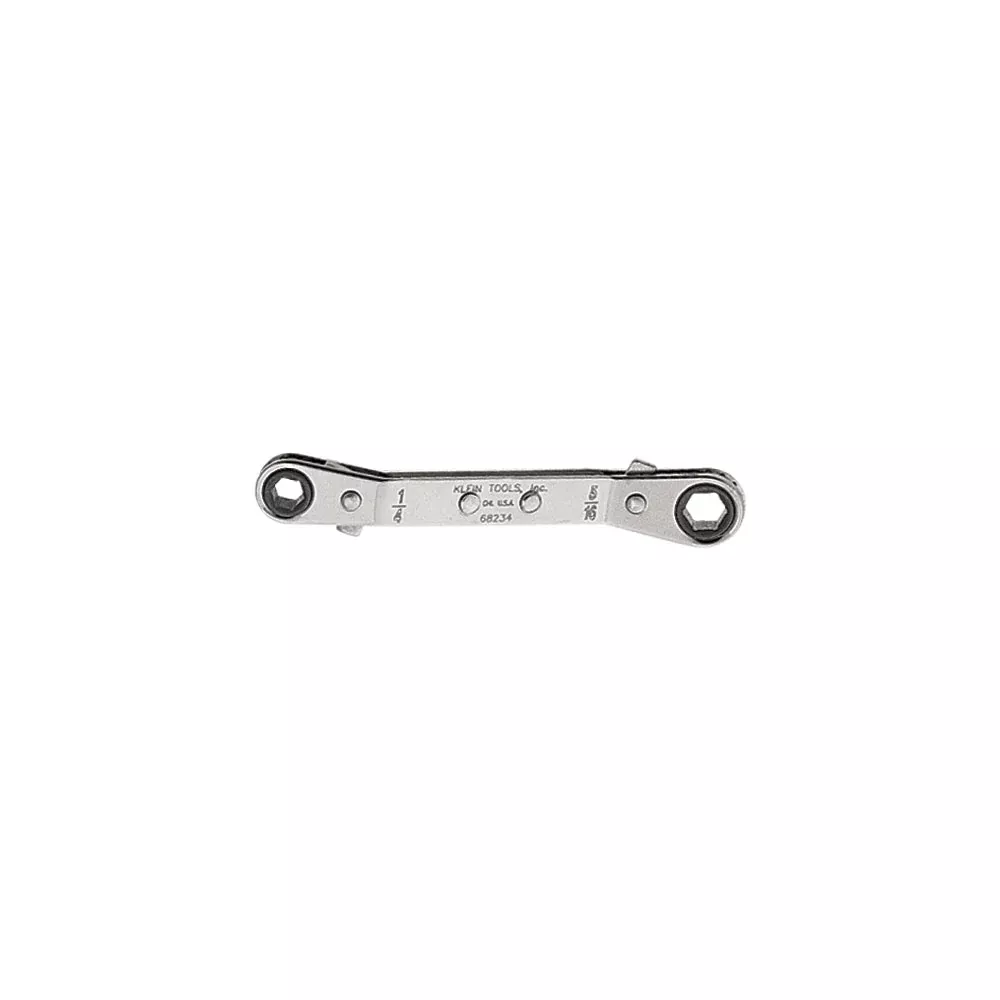 Klein Tools 68234 Reversible Ratcheting Box Wrench 1/4 x 5/16-Inch