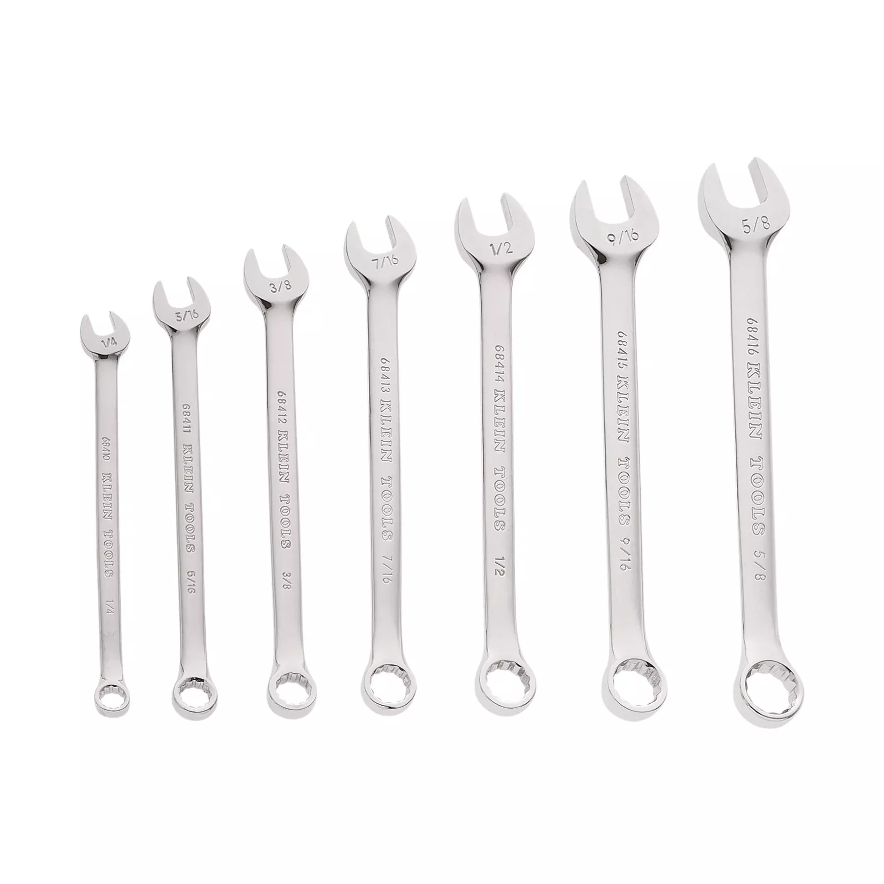 Klein Tools 68400 Combination Wrench Set, 7-Piece