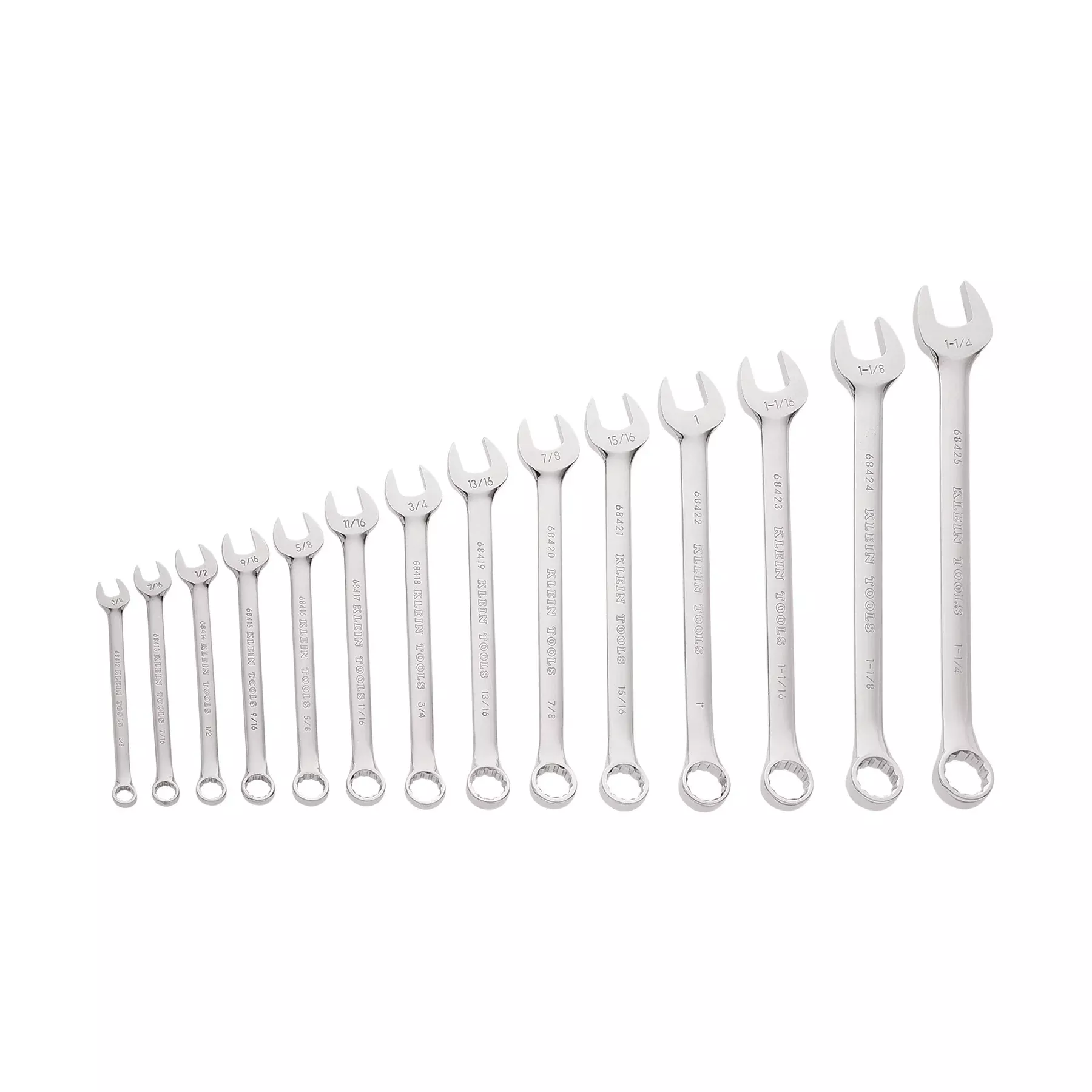 Klein Tools 68406 Combination Wrench Set, 14-Piece